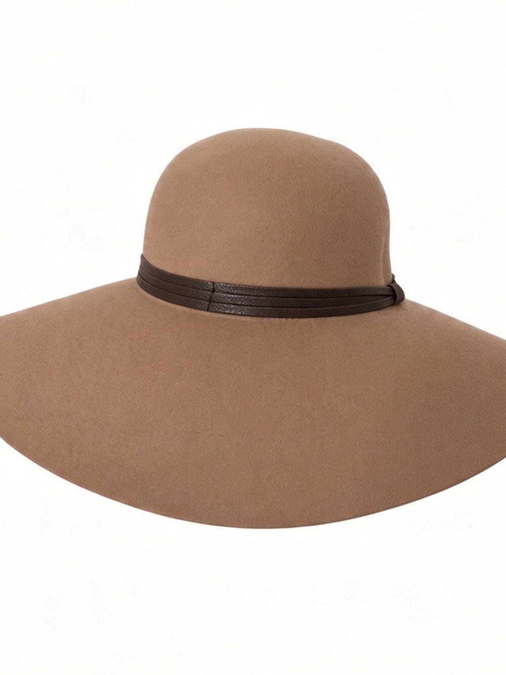 Joe Fresh Camel Floppy Sun Hat with Faux Leather Band Size O/S